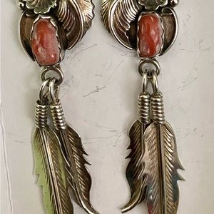 STERLING SILVER SOUTHWEST STYLE EARRINGS